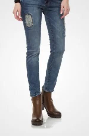 Slim Fit Blue Jeans